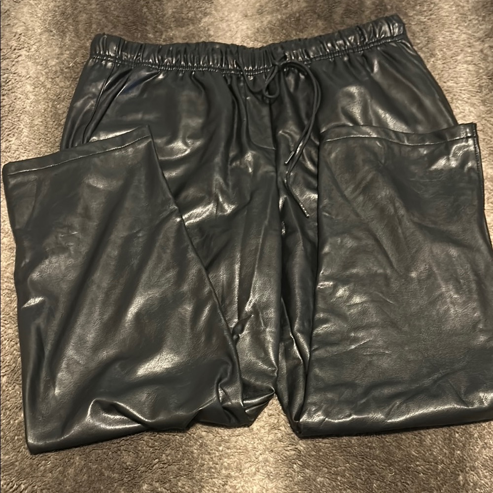 Zac & Rachel Black leather pants